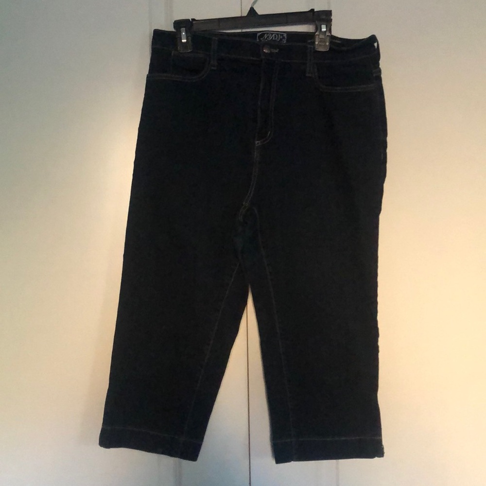 Not your daughters dark wash capris.